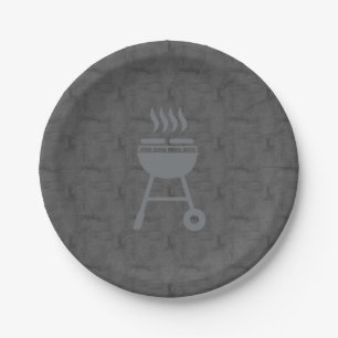BBQ papieren borden / 7-inch ronde Bordje