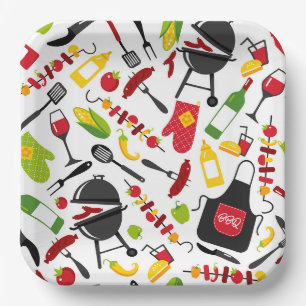BBQ PAPIEREN BORDJE