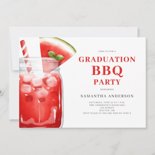 BBQ Party Invitation (Devant)