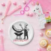 BBQ Party  Personalized Chef  Papieren Bordje (Feest)