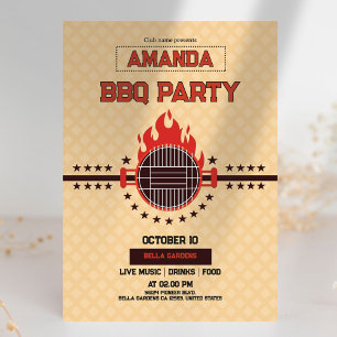 BBQ Party Uitnodiging