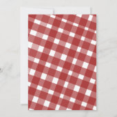 BBQ Picknick Vaderdag Ontspannen Grillen Kaart (Achterkant)