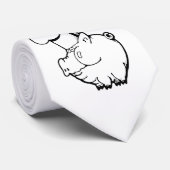 BBQ PIG stropdas (Opgerold)