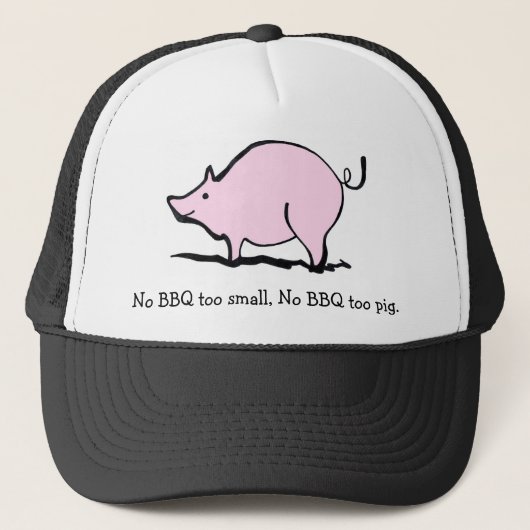 BBQ Pig Trucker Pet (Voorkant)