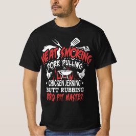 BBQ PIT MASTER T-SHIRT VOOR MASTERS VAN DE GRILL