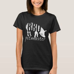 BBQ Pitmaster Pig Grill Grill Vaderdag Gift T-shirt