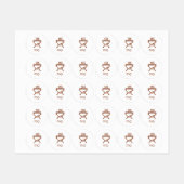 BBQ Planner / Sticker organisateur / Étiquette (Feuille)
