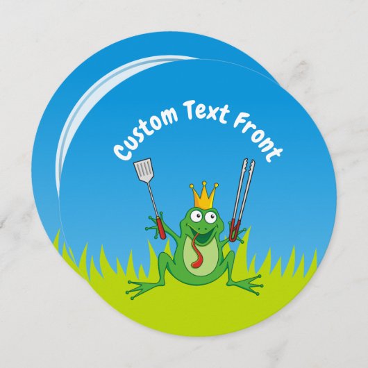 BBQ Prince Kaart (Voorkant / Achterkant)