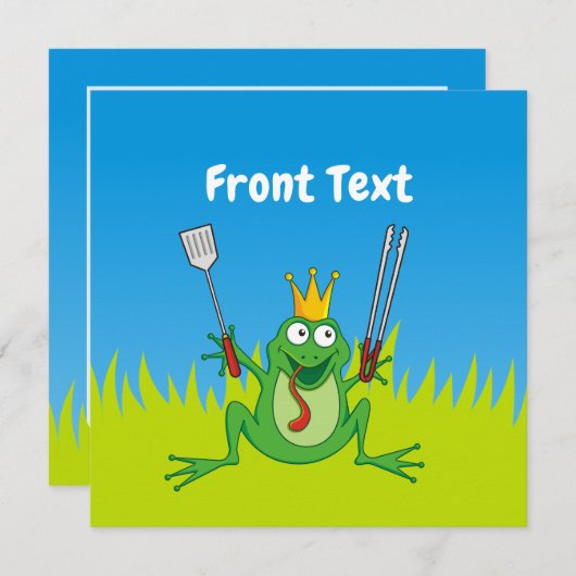 BBQ Prince Kaart (Voorkant / Achterkant)