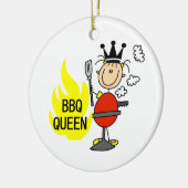 BBQ Queen Keramisch Ornament (Links)