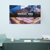 BBQ Restaurant Fumé Grillé Bannière d'affaires (Salon professionnel)