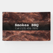 BBQ Restaurant Fumé Grillé Bannière d'affaires (Horizontal)