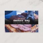 BBQ Restaurant Grill Smoke Company Carte de visite (Devant)