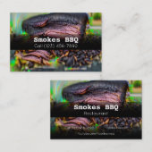 BBQ Restaurant Grill Smoke Company Carte de visite (Devant / Derrière)