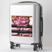 BBQ Restaurant Nourriture Étiquette Vinyl Coupé (Sur valise)