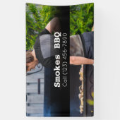 BBQ Restaurant Roked Grilled Business Banner (Verticaal)