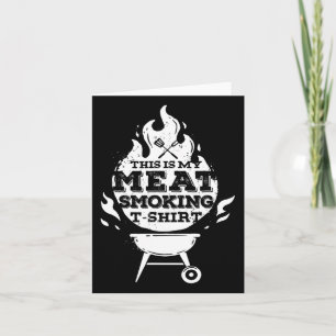 BBQ roker Dit is mijn vlees roken Kaart