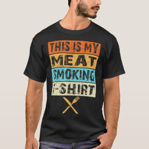 BBQ roker Dit is mijn vleesrookgeschenk D T-shirt