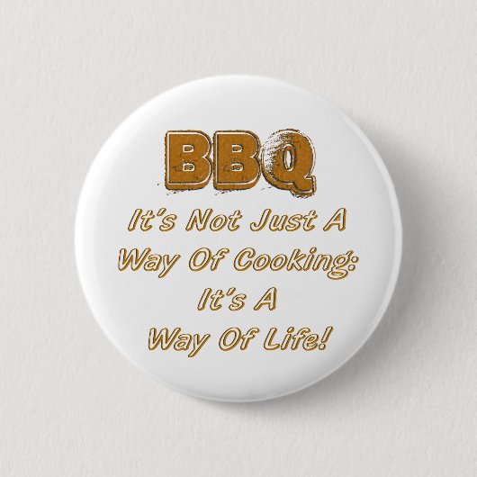 BBQ RONDE BUTTON 5,7 CM (Voorkant)