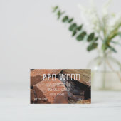 BBQ Rookhout Eik Hickory Cherry Visitekaartje (Staand voorkant)