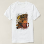 BBQ Rund Bier T-shirt (Design voorkant)