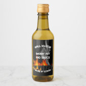 BBQ Sauce 2 x 3" Eten en Drank Etiket Set (Voorkant)