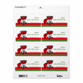 BBQ Sauce Jar Label (Full Sheet)