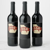 BBQ saus | Barbecuechef | Vlees Cook Gift Wijn Etiket (Flessen)