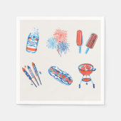 BBQ servetten (Voorkant)