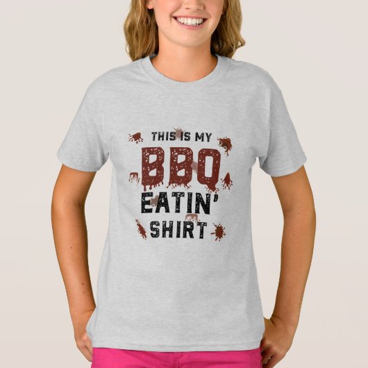 BBQ-shirt T-shirt (Voorkant)