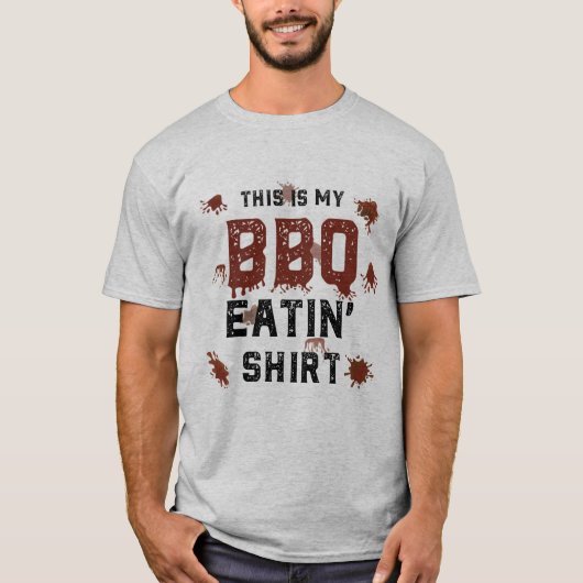 BBQ-shirt T-shirt (Voorkant)