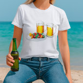 BBQ Skewers en bier zomer Cookout T-shirt