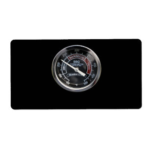 BBQ Smoker 225 Gradentemperatuurmeter - Ideaal Etiket