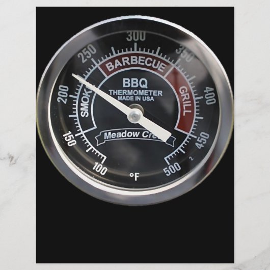 BBQ Smoker 225 Gradentemperatuurmeter - Ideaal Flyer (Voorkant)