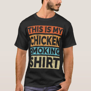BBQ Smoker Dit is mijn vintag met kippenkrokerrok T-shirt