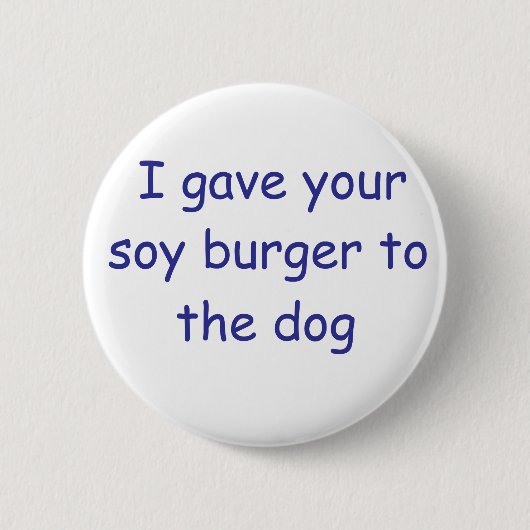 BBQ Soy Burger Ronde Button 5,7 Cm (Voorkant)