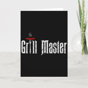 Bbq T-shirt-uitspraken, Grill Master-shirt, Cadeau Kaart