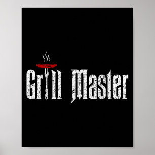 Bbq T-shirt Zinnen, Grill Master Shirt, Cadeau voo Poster