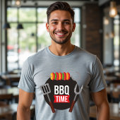 BBQ Time Grill Master Grappig Eten T-shirt