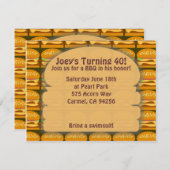 BBQ Time Simple Style! Kaart (Voorkant / Achterkant)