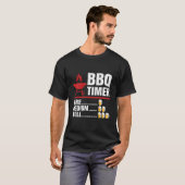 BBQ Timer Barbecue Grappige Grill Grill Gift Grill T-shirt (Voorkant volledig)