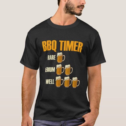 BBQ Timer Barbecue T-shirt (Voorkant)