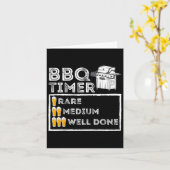 BBQ Timer - Grappige BBQ Roker Byrbecue Grillen Kaart (Gele Bloem)