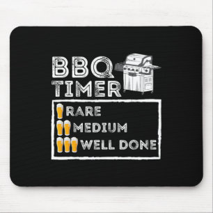 BBQ Timer - Grappige BBQ Roker Byrbecue Grillen Muismat