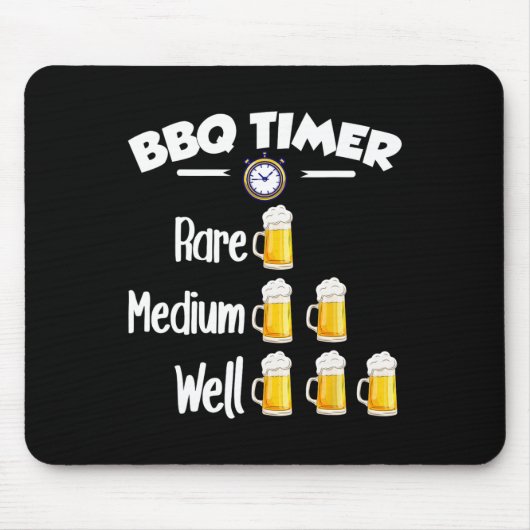 BBQ Timer - Zelden Muismat (Voorkant)