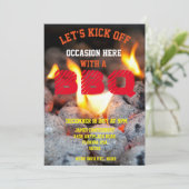 BBQ uitnodiging voor elke gelegenheid - (Staand voorkant)