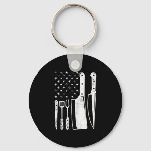 Bbq usa vlag patriottische vierde juli masterchef  sleutelhanger
