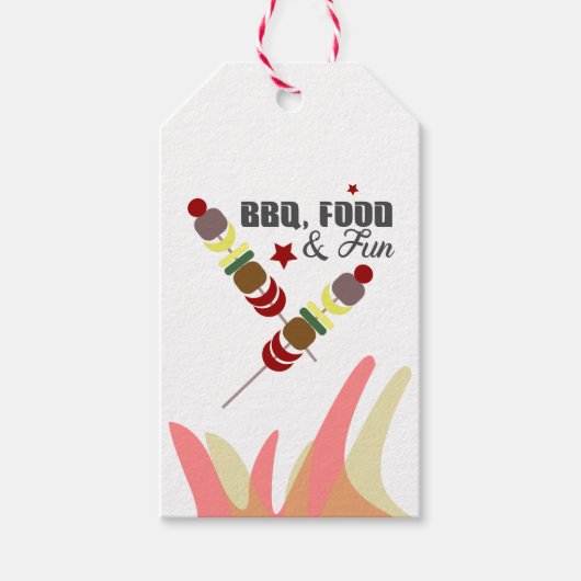 BBQ Vaderdag Dad Grandpa Cookout Cadeaulabel (Voorkant)