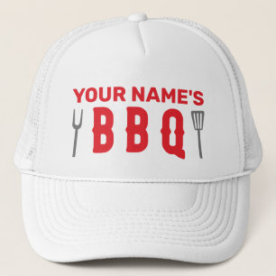 Bbq van jouw naam trucker pet