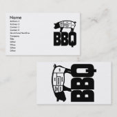 BBQ VISITEKAARTJE (Voorkant / Achterkant)